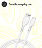 VC 1102C - Supports 2.4A charging output, Rapid charging - 1 Meter cable length, Fishnet design exterior, 10000+ Bends lifespan, Tangle free - Image 4