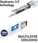 Wall Charger VQC 2003 - 18W Fast charging 1. Smart thermal Protection 2. Qualcomm 3.0 Technology - Image 3