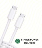 TYPE C USB VC 1301 CC - Supports upto 25W charging, 1 Meter cable length, Nylon braided, 10000+ Bends lifespan, Tangle free, High Speed 480mbps Data Transfer - Image 3