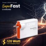 VCH-2009 -120Watt High-Speed Charging  Quick Charger 3.0 Supported  Flash Charge / Warp Dash - Image 6