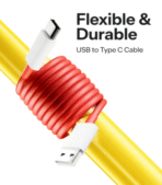 Cable VOC 1401 Supports upto 65W Output, compatible with WARP/ Dash fast -charge protocols 1 Meter cable length - Image 5