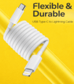 Cable VC 1302CL Supports up to 25W charging Type-C to lightning connection Durable for daily usage Stable power delivery - Image 5