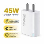 45W Fast Charging, PD 3.0, QC 3.0, Dual Port (USB-C + USB-A), GaN Technology, Smart Chip Protection, Thermal Safety, Universal Compatibility Supported - Image 2