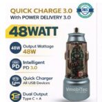 Vmobitec 48W PD & QC Dual Port Transparent Car Charger