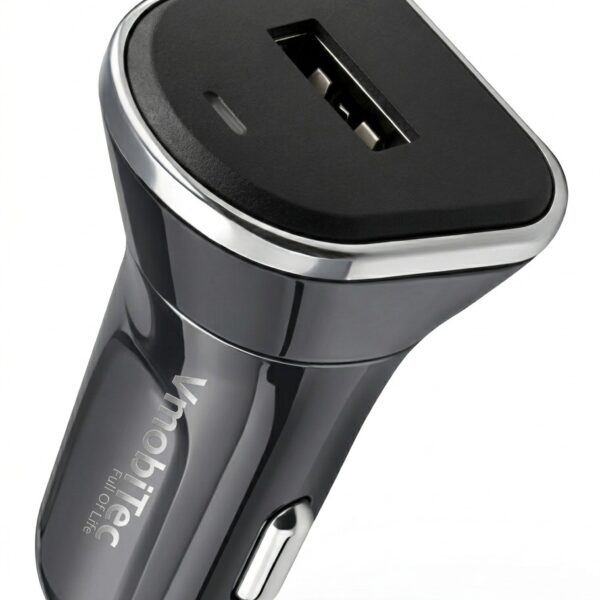 Vmobitec 52.5W dual port car charger PD 3.0 QC 3.0 fast charging USB-C USB-A adapter