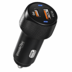 VmobiTec 52.5W PD 3.0 + QC 3.0 Fast Car Charger (VCR-3002) with Type-C Cable