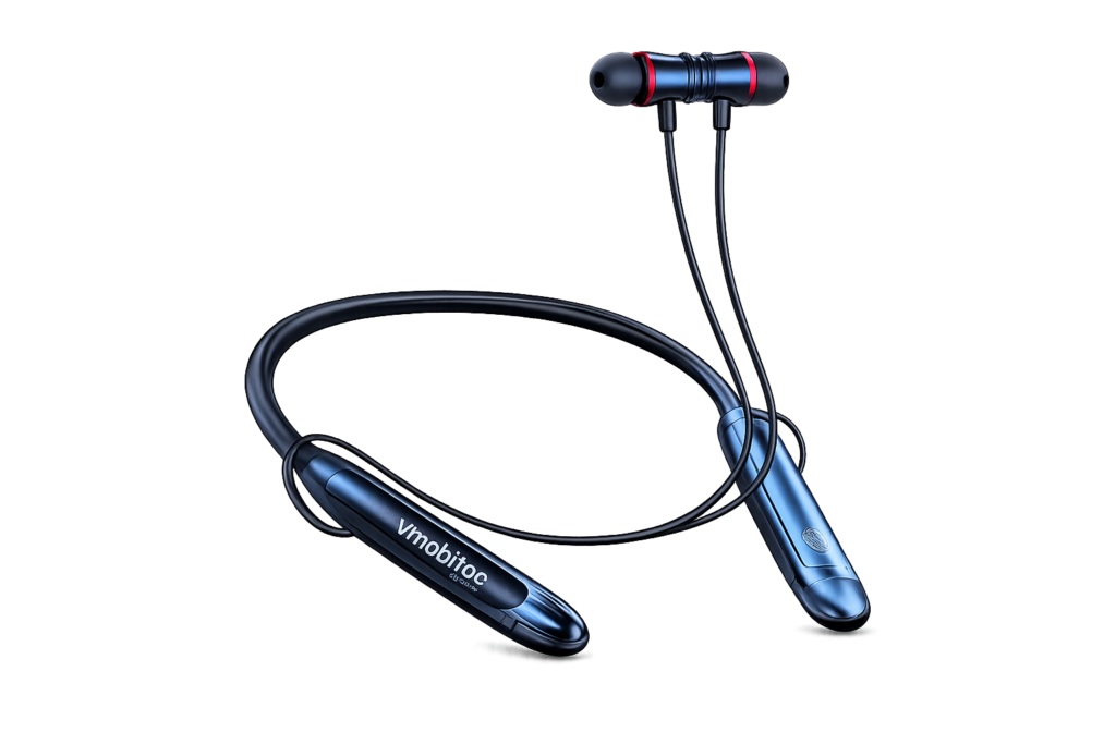 VmobiTec Charm VN5004 Wireless Sports Neckband Bluetooth Earphones with High Bass and 42 Hours Playback