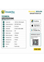 VmobiTec Shane Spark Smartwatch VSW 009 – 1.88" AMOLED Display with Bluetooth Calling - Image 6