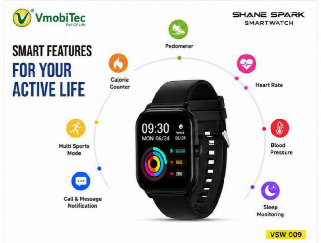 Affordable smart watch with health tracking and blood oxygen monitoring