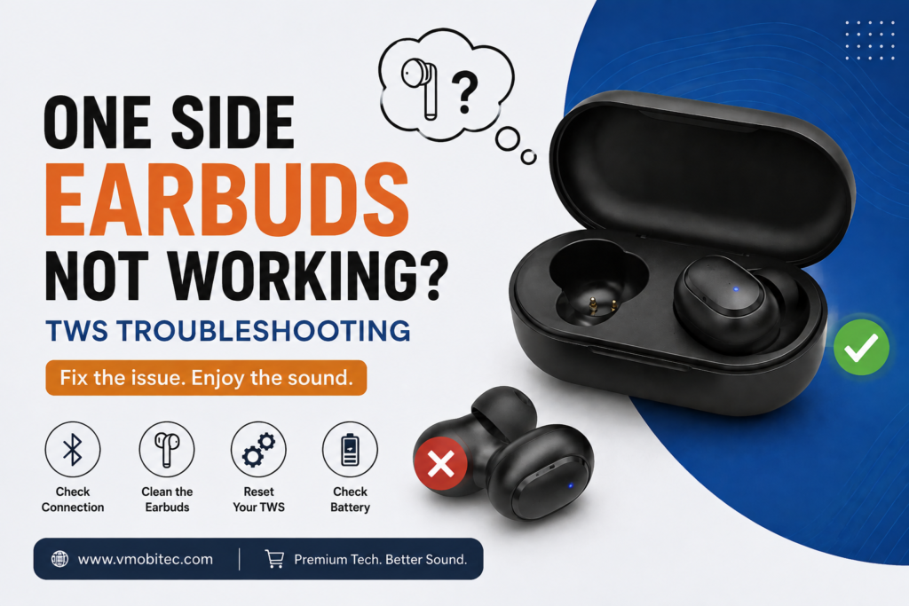resetting Bluetooth pairing to fix one side earbuds not working