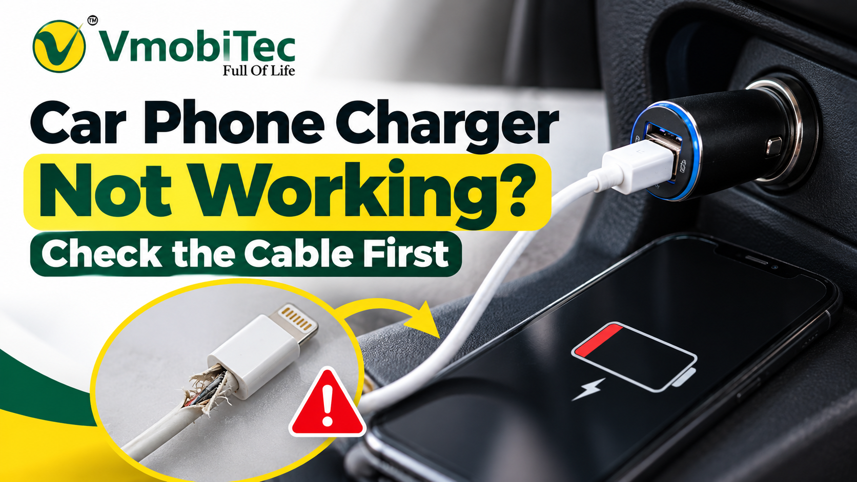 car charger not charging phone